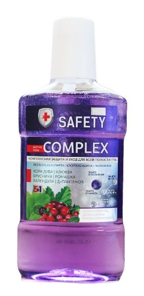 Изображение товара Safety med Ополаскиватель для полости рта Комплексный уход 250мл Safety med Ополаскиватель для полости рта Комплексный уход 250мл фотография