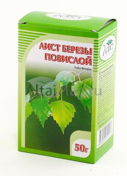 Изображение товара Береза повислая, лист, 50 г (Хорст) Береза повислая, лист, 50 г (Хорст) фотография