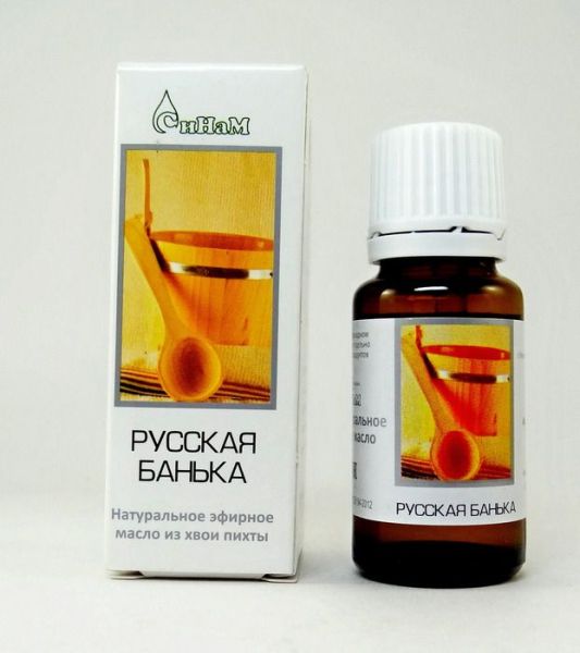 Изображение товара Эфирное масло Русская банька Синам (масло пихты), 15 мл Эфирное масло Русская банька Синам (масло пихты), 15 мл фотография