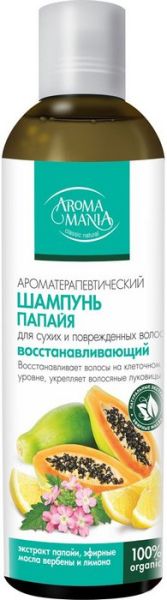 Изображение товара Шампунь Папайя для сухих и поврежденных волос 250мл Шампунь Папайя для сухих и поврежденных волос 250мл фотография